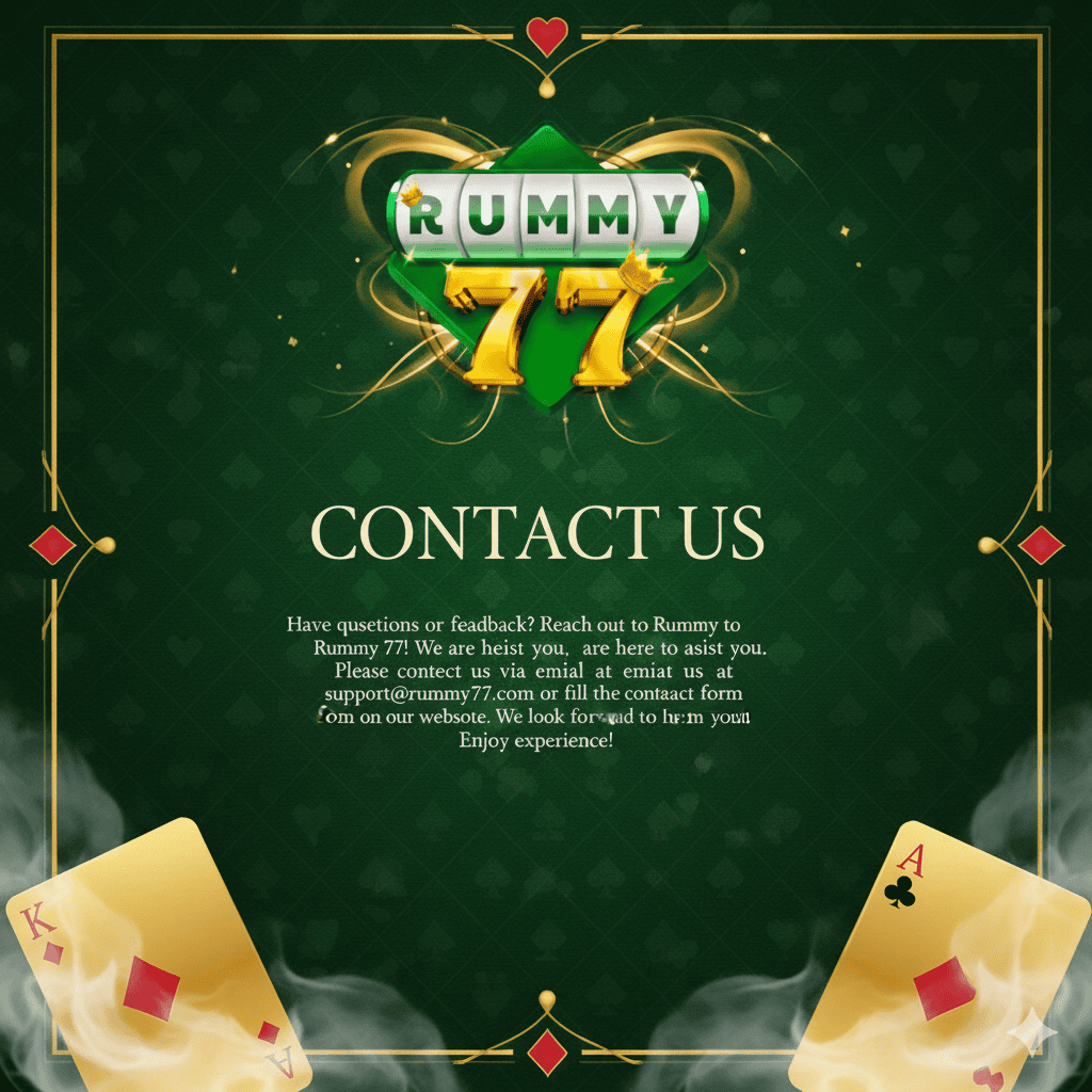 Contact Us rummy 77 game app
